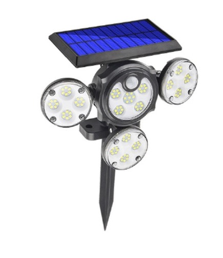 UB Lampa Solara LED AB TA121 4x casete iluminat, incarcare solara, senzor de miscare